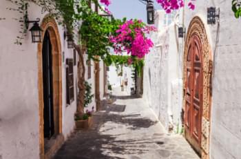 Onderweg in Lindos