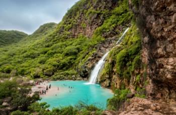 Wasserfall im Oman