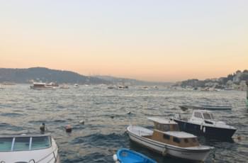 Ausblick vom Café im Stadtteil Bebek