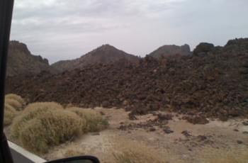 Weg zum Pico del Teide