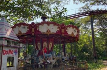 Verlassener Vergnügungspark in Myanmar