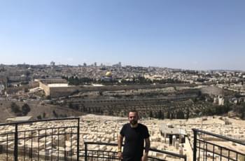 Ausblick auf die Altstadt Jerusalems