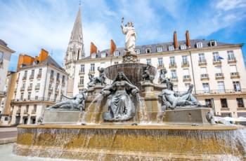 Brunnen auf dem Royal Square, Nantes