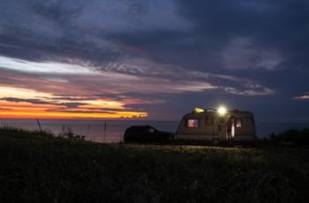 Wohnmobil mit Zeltdach