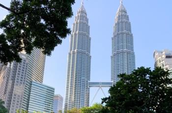 Petronas Towers in Kuala Lumpur, Malaysia