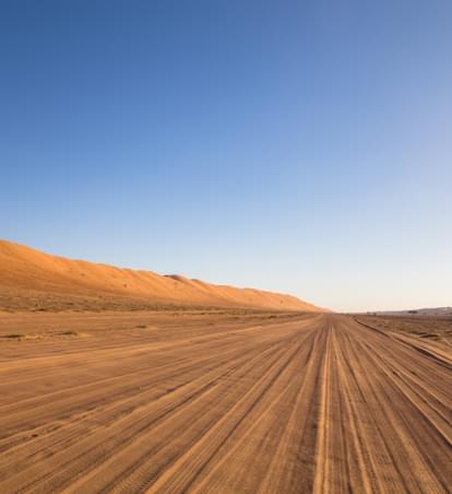 Unterwegs in der Wüste des Oman