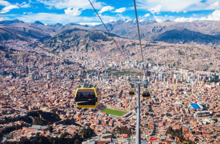 Funivia a La Paz, Bolivia