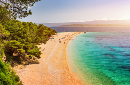 Het strand van Split
