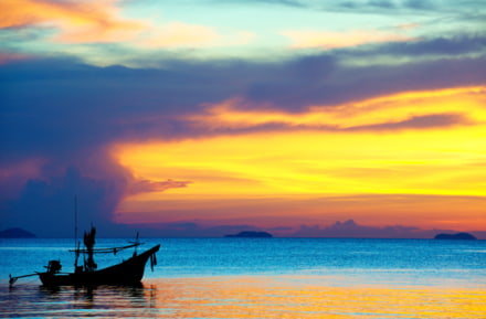 Sonnenuntergang in Koh Samui