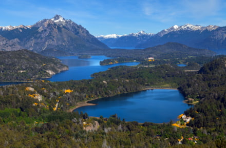 Vista del lago Nahuel Huapi, Bariloche