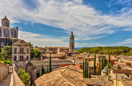 Vista de Girona, Cataluña