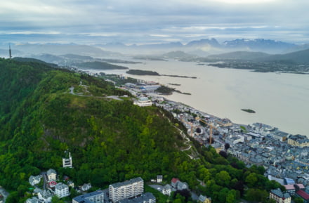 Uitzicht over Alesund, Noorwegen