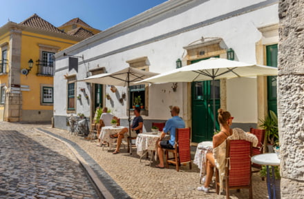 Restaurant in Faro, Portugal
