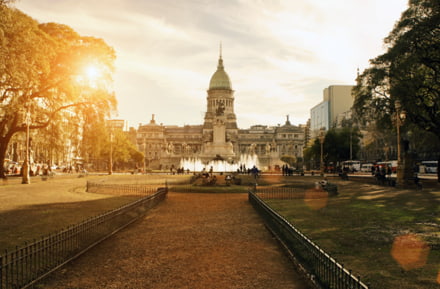 Tramonto su Buenos Aires