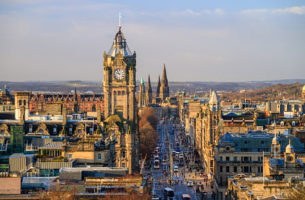 Blick über Edinburgh