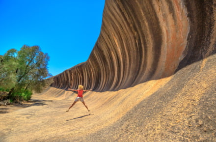 Wave Rock in Western Australia