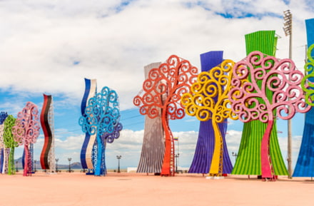Árboles de la vida en el Parque del Malecón, Managua