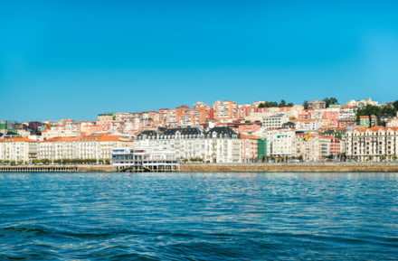 Gezicht op Santander