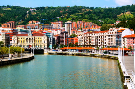 River Ria in Bilbao