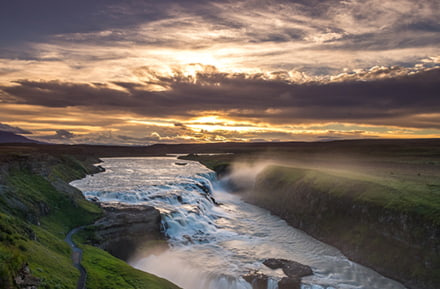 Wasserfall Gullfoss