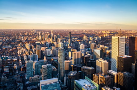 Vista sobre Toronto, Canadá
