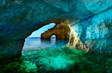 Water cave on Zakynthos
