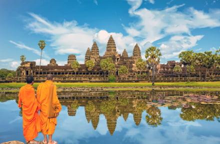 Blick auf Angkor Wat