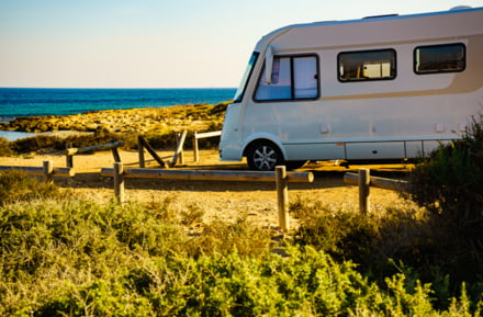 Genügend Platz im großen Wohnmobil