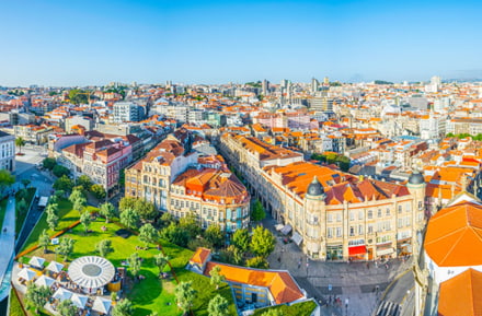 Blick auf Porto