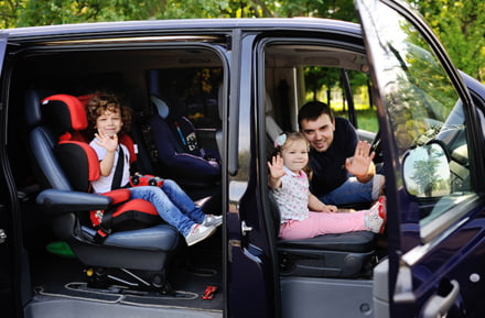 Coche familiar con 7 plazas