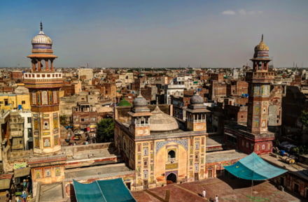Uitzicht over Lahore, Pakistan