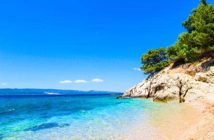 Het strand van Split