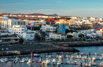 Port and Town in Puerto del Rosario