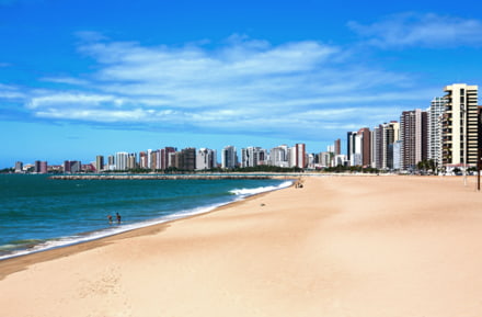 Playa en Fortaleza, Brasil