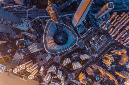 Zicht op de Sjanghai-toren