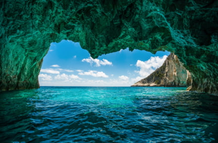 Water cave on Zakynthos