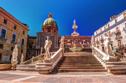 Fountains in Palermo