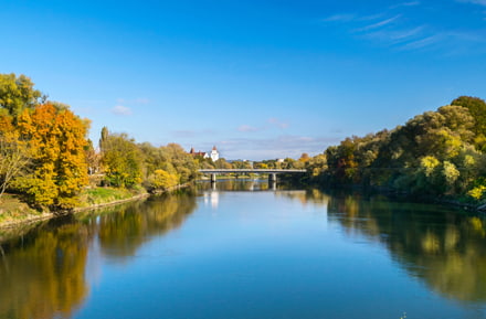 Autumn landscape Ingolstadt