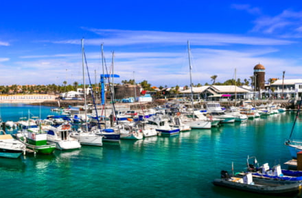 Port of caleta de fuste