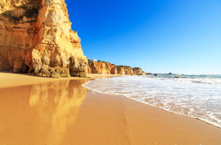 Beautiful beach at the Algarve