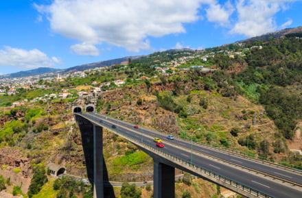 Camino a Funchal, Madeira