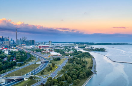 View of Toronto and Lake