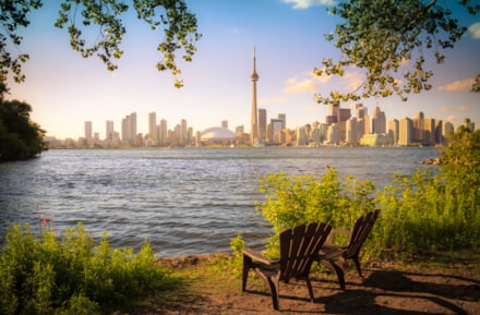 Vista desde los Toronto Islands