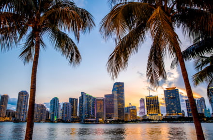 vue sur la ville de miami