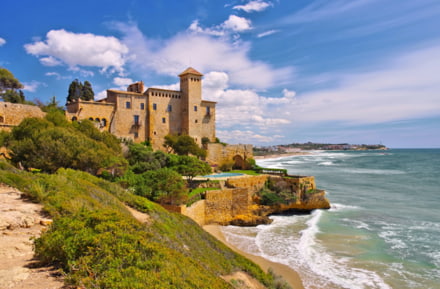 Kasteel van Tamarit bij Tarragona, Catalonië