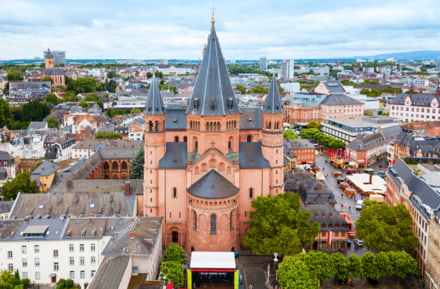 Blick auf die Mainzer Kathedrale