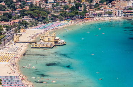 Beach in Mondello