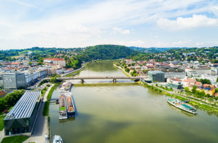 Aussicht auf Linz an der Donau