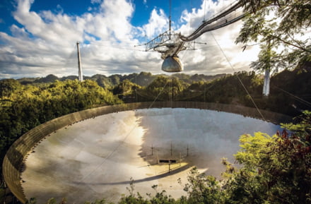 Radioteleskop in Arecibo, Puerto Rico