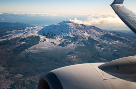 Mit dem Flugzeug nach Catania auf Sizilien